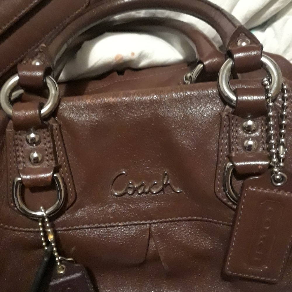 Coach shoulder and over the shoulder bag